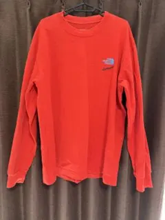 THE NORTH FACE ノースフェイス ロンT XLレッド 長袖 Tシャツ