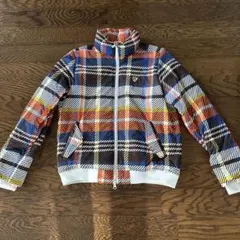 Jack Bunny!! エアシャットビッグチェック プリントフルジップブルゾン