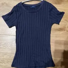 SHIPS のシンプル縦線入りTシャツ　お色ネイビー♡ 最終セール中！のサムネイル