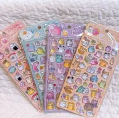 【海外正規品】4点 オバケーヌ ポップシール ボンボンドロップシール