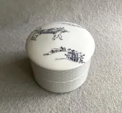 老舗杉原の江戸玩具 ミニュチの周り燈籠 表には鮎の絵、中には盆踊り