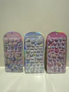 コットンパフィーシールサンリオ　ボンボンドロップシール