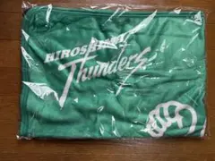 広島サンダーズ　ファンクラブ特典　膝掛け、入浴剤、バッチ