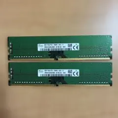 SK hynicsデスクトップ用メモリ DDR4 2666V 8GB 2枚
