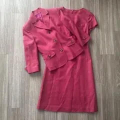 OLD ENGLAND ピンク ジャケットとワンピースセット