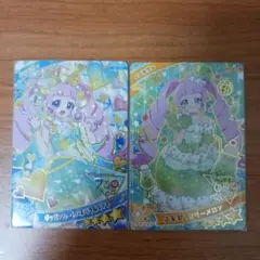 ひみつのアイプリ　ポッピンハートバズリウムミント　ぷるるんゼリーメロン　ひまり