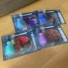 ディズニープリンセス　ボールペン&カードセット4体セット