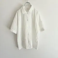 A669 mellow neon 半袖　シャツ　ブラウス　大人　シンプル　白のサムネイル