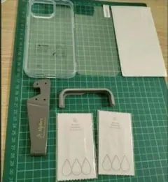 iPhone14 proMaxケース フィルム付き 全面保護セット 透明