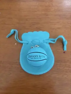 バスケットボールキーホルダー　ブルー　1個