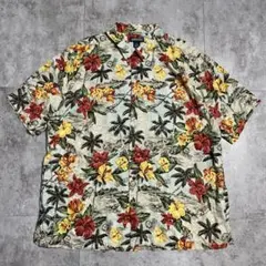 90s LANDS’END アロハシャツ ヴィンテージ ハワイアン レーヨンのサムネイル