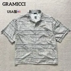 GRAMICCI OLD グラミチ オールド　半袖シャツ　総柄　90s USA製のサムネイル