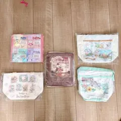最終値下げ 新品　ダッフィー スーベニアケース　ランチバッグ　5点セット