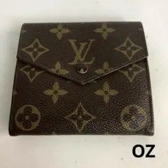 LOUIS VUITTON ルイヴィトン 三つ折り財布 Wホック モノグラム