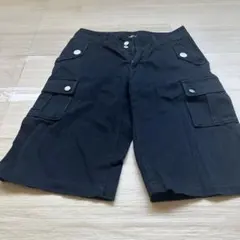 Livre claire カーゴショートパンツ 黒