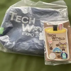 TECH WORLD EXPO 2025 ショルダーバッグとピンバッジ 大阪万博TECH WORLD EXPO 2025 バッグ ピンバッジ セット - メルカリ