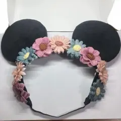 ミニー　カラフルフラワー耳カチューシャ　Disney ディズニー