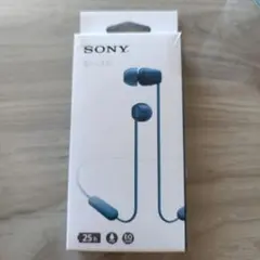 SONY WI-C100 青 イヤフォン