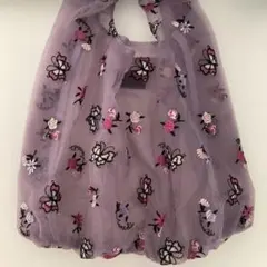 【最終SALE！】ANNASUI 刺繍入りサブバッグ+ポーチ