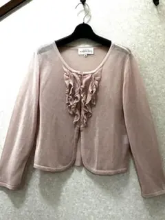 アルマアンローズ☆フリルカーディガン 40 ピンク