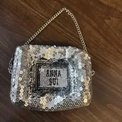ANNA SUI スパンコールミニポーチ