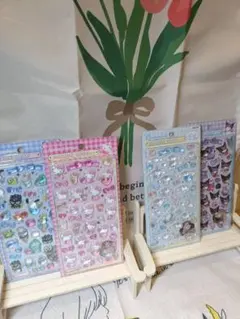 【正規品】サンリオ第二弾　ボンボンドロップシール 4種セット