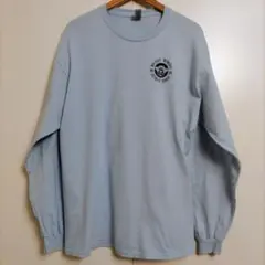 GILDAN ギルダン 長袖Tシャツ XL ライトブルー ハチ US古着