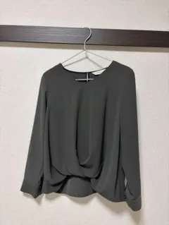 Maker's Shirt 鎌倉 長袖ブラウス ダークグレーのサムネイル
