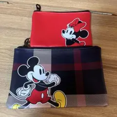 sweet 5月号 付録 CRESTBRIDGE ミッキー&ミニーポーチセット