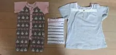 ロンパース60センチ　ロンパース90センチ　トップス110センチ　3点セット