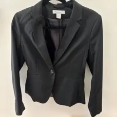 H&M ジャケットスーツ　36 黒　フォーマル　入学式　卒業式　卒園式
