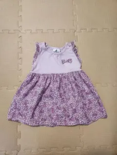 Parents Dream 花柄 ワンピース パープルのサムネイル