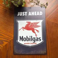Mobilgas ブリキ看板 オイル系 アメリカン雑貨 インテリア No304