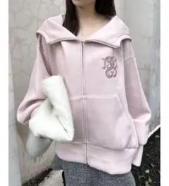 SNIDEL ボリュームパーカー （PNK）