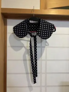 コムデギャルソンガール　 水玉模様 ネイビー つけ襟