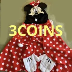 3COINS ミニーマウス フード付きブランケット