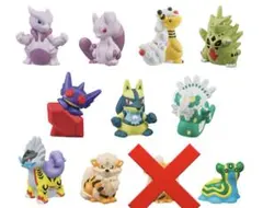 ポケモンキッズ　メガミュウツーＸ&メガミュウツーＹ編　指人形　フルコンプ