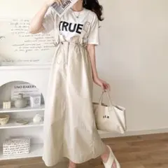 美品　サスペンダーミリタリースカート　ワンピースclassicalelf