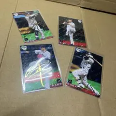 侍ジャパン カルビー プロ野球チップス カード 4枚セット