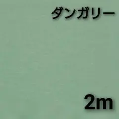 綿 ダンガリー 生地 ミントグリーン