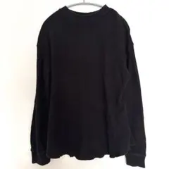 【GU】ワッフルロングスリーブT