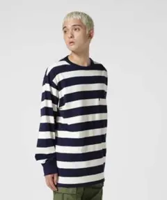 Schott ワイドボーダー ロンＴ　ネイビー 7オンス　アメカジのサムネイル