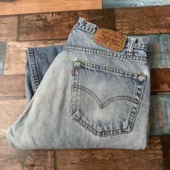 む*ん様 ビンテージ　古着　リーバイス505 バギー　デニムジーンズ　W34L3