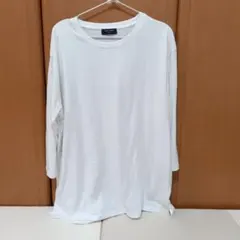 七分袖 カットソー ホワイト　BACK NUMBERのサムネイル