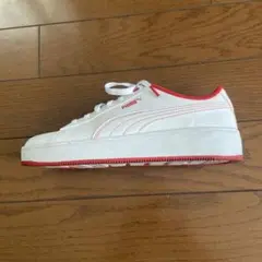 Puma プーマ ソフトフットウェア ホワイト/レッド スニーカー27.5cm