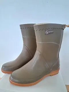 AIGLE BISON 　レインブーツ サイズ36　カーキ