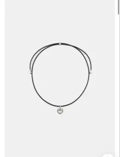 h'eres CETACEA LEATHER CHOKER NECKLACE
