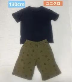 【ユニクロ】キッズ半袖パジャマ130cmのサムネイル