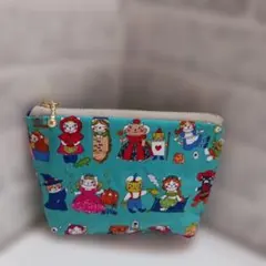 ハンドメイド ファスナーポーチ コヤンイサムチョン ルミちゃん - メルカリ
