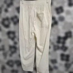 ＧＵアイボリー イージーパンツ コットン混紡